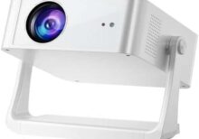 Smart Android 9 Projector with WiFi & Bluetooth, 3800 Lumens