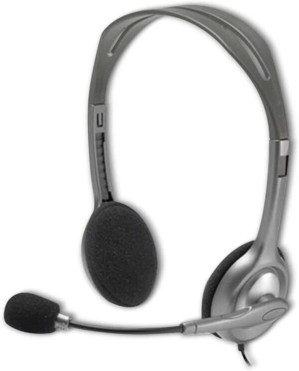Logitech Stereo Headset H110 with Noise Cancelling Microphone