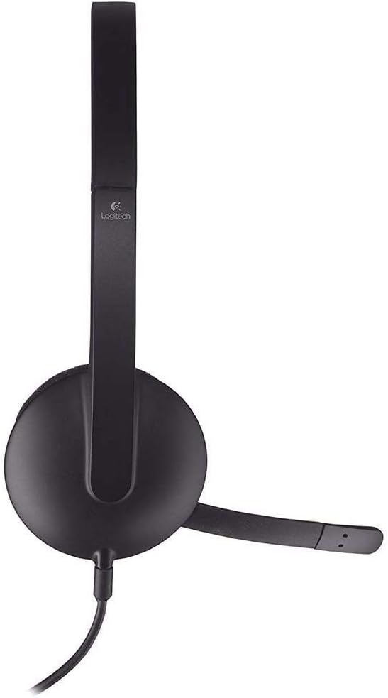Logitech H340 USB Stereo Computer Headset Noise Cancellation For PC And Mac