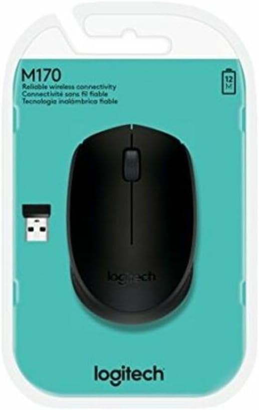 41nV4MG5chL._AC_SL1200_ Logitech M171 Wireless Mouse 2.4 Ghz wireless Wireless range, Black