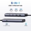 5 UGREEN 45320 USB-C Hub 6-in-1 - 10Gbps + Ethernet