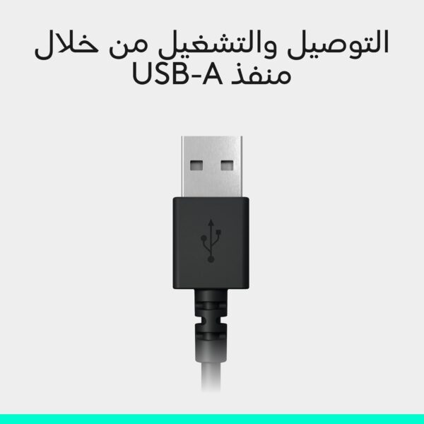 Logitech H390 USB Headset - Black