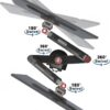 517hR0hE-iL._AC_SL10 NB North Bayou Dual Monitor Desk Mount, Adjustable Gas Spring Monitor Desk