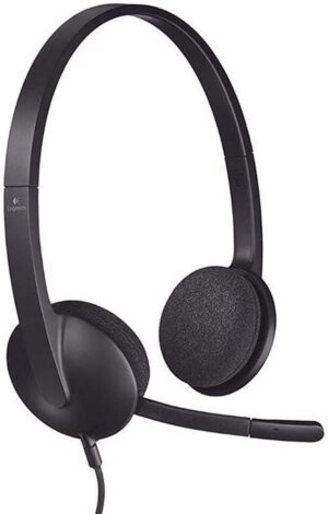 51ERfzw+jFL._AC_SL1000_ Logitech H340 USB Stereo Computer Headset Noise Cancellation For PC And Mac