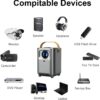 51+LR6fLefL._AC_SL1000_ 4K ZOTIMO Mini Android Projector for Room 120 ANSI, 4000 Lumens, 1080p HD