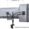 51SN0lnkj0L._AC_SL11 NB North Bayou Dual Monitor Desk Mount, Adjustable Gas Spring Monitor Desk