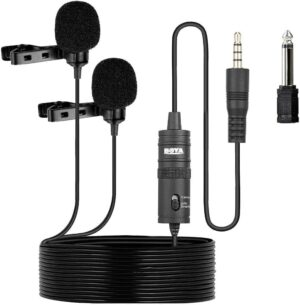 51SyAlPVH5L._AC_ Boya by-m1dm 2x1 Microphone - Clear Sound, Multi-Device Compatibility