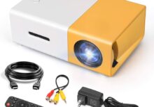 YG-300 Pro Mini Projector - Portable 1080p Film Projector for Home Cinema