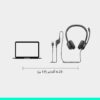 Logitech H390 USB Headset - Black