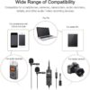 Boya by-m1dm 2x1 Microphone - Clear Sound, Multi-Device Compatibility