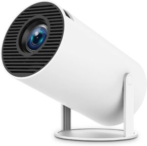 HY300 Pro 720P Portable Projector, Android OS 11.0 WiFi 6 BT 5.0