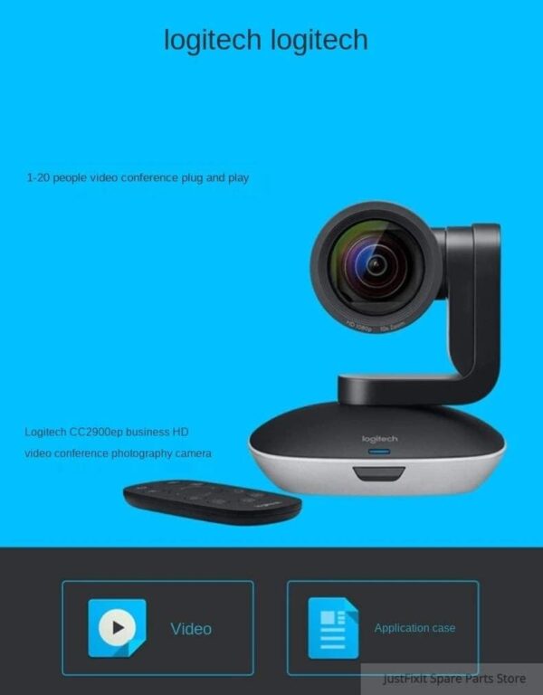 Logitech CC2900ep PTZ Pro 2 HD Video Conference Camera