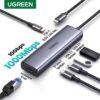 6 UGREEN 45320 USB-C Hub 6-in-1 - 10Gbps + Ethernet