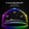 610Vzu16JSL._AC_SL1500_ ANYOUI Wireless Bluetooth Mouse, LED Slim Dual Mode
