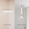 616CBZ~1 SCHWAIGER Projector Mount for Ceiling & Wall I Bracket for Projectors