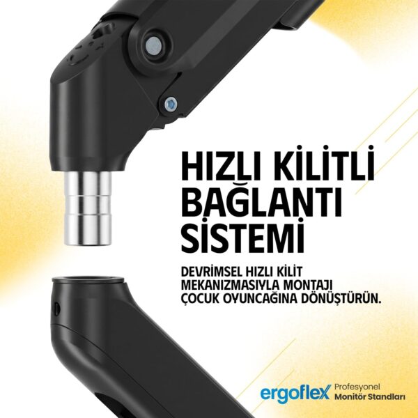 616FlZvTKSL._AC_SL1500_ ergoflex North Bayou NB F80 17-30 Shock Absorber 2-9kg Monitor Stand