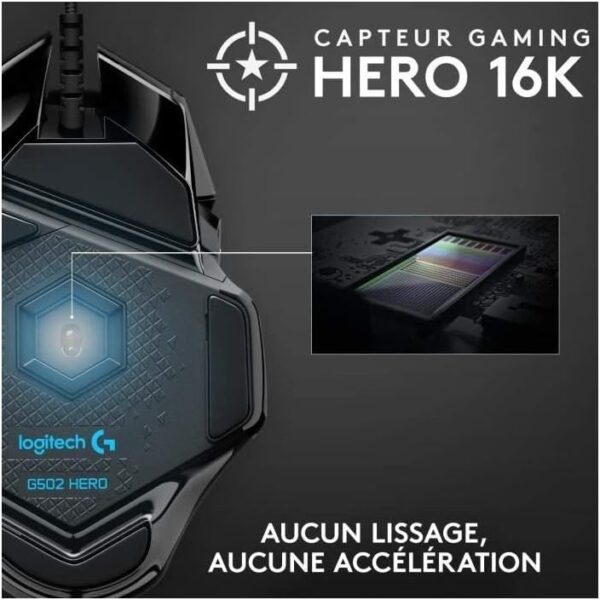 Logitech G502 HERO High Performance Wired Gaming Mouse