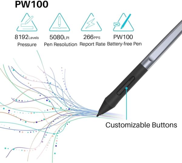 HUION - HS64 Graphics Drawing Tablet