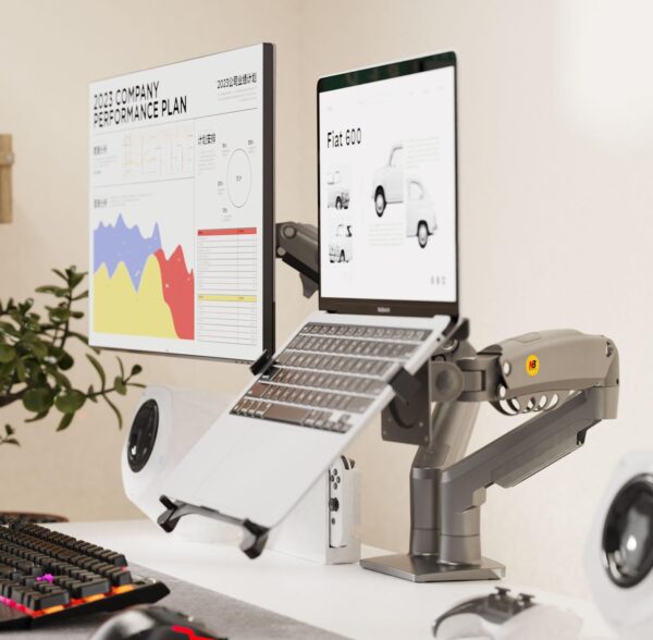 61ANa5eR2OL._AC_SL1500_ NB North Bayou F160-FP Laptop Stand with Adjustable Shelf