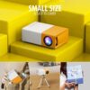 YG-300 Pro Mini Projector - Portable 1080p Film Projector for Home Cinema