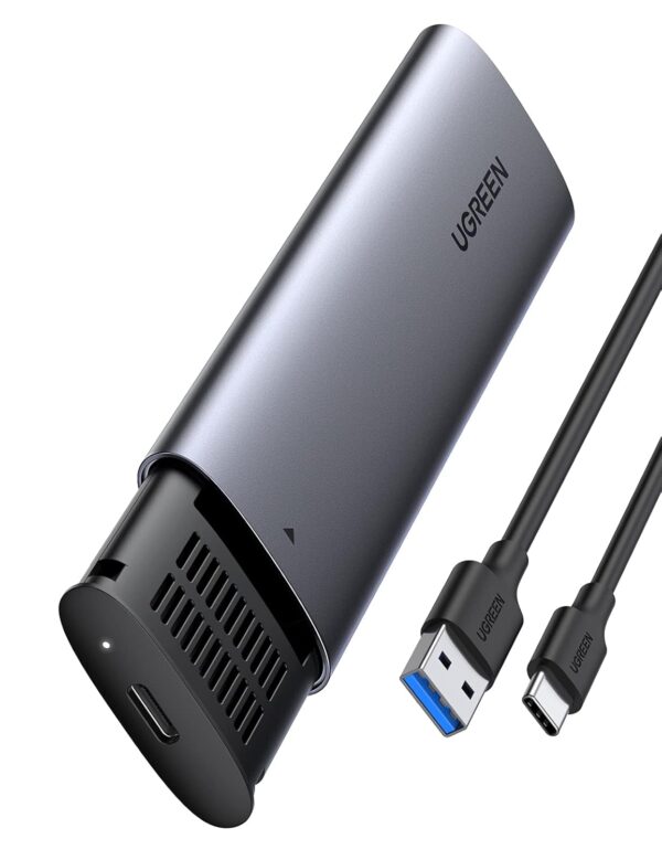 61LsMhkDspS._SL1500_ UGREEN 10Gbps M.2 NVMe SSD Hard Drive Enclosure Type-C