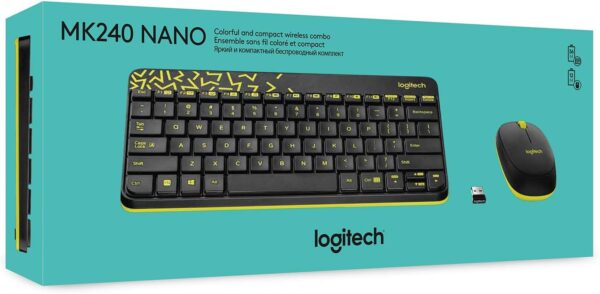 MK240 Wireless Keyboard and Mouse Combo