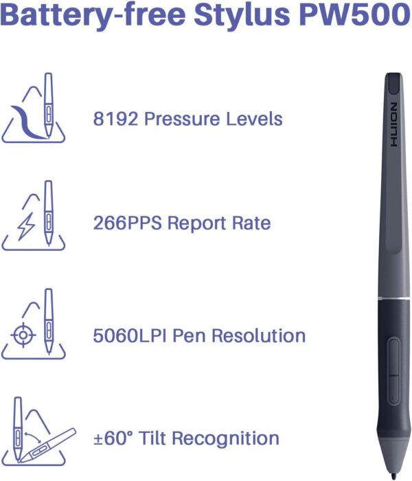 HUION HS611 Graphics Drawing Tablet Android