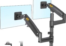 NB North Bayou New H180 Dual Monitor Desk Mount Stand Full Motion