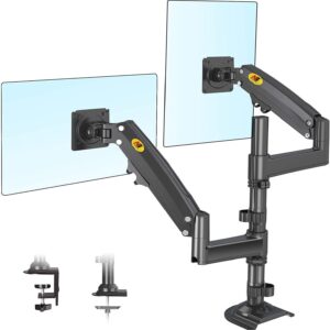 61V6vX+6OjL._AC_SL1500_ NB North Bayou New H180 Dual Monitor Desk Mount Stand Full Motion