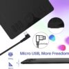 HUION HS610 10x6 Inch Digital Graphics Tablet