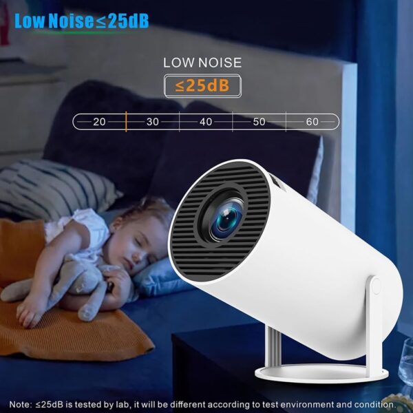 61WbV2KdvpL._AC_SL1020_ HY300 Pro 720P Portable Projector, Android OS 11.0 WiFi 6 BT 5.0
