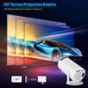 61bEaNFdoxL._AC_SL1020_ HY300 Pro 720P Portable Projector, Android OS 11.0 WiFi 6 BT 5.0