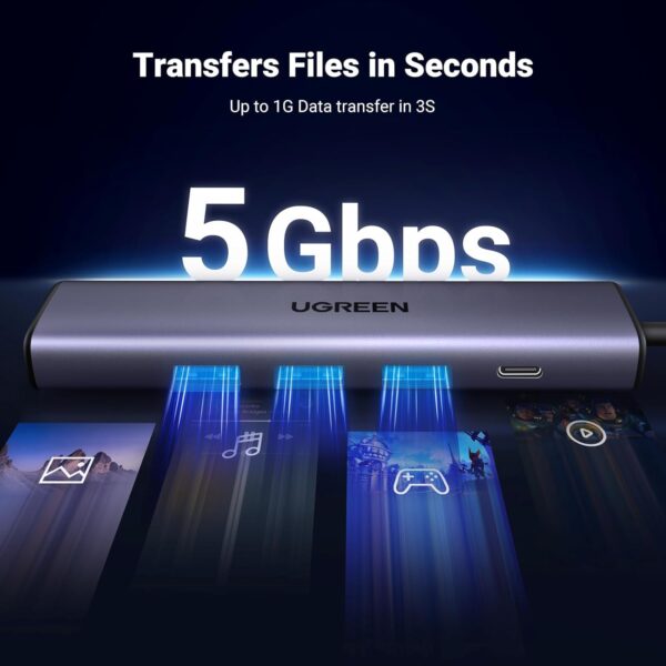 61c+XGWEIlL._AC_SL1500_ UGREEN 5-in-1 Type-C to 3-Port USB 3.0