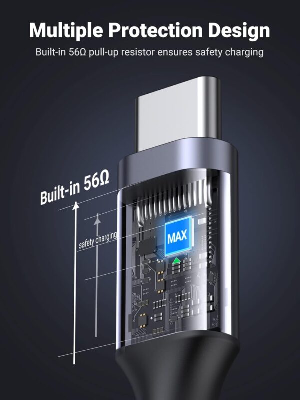 61fbMJ-60bL._AC_SL1500_ UGREEN Type-C Male to Male 3A/PD 60W Fast Charging Data Cable