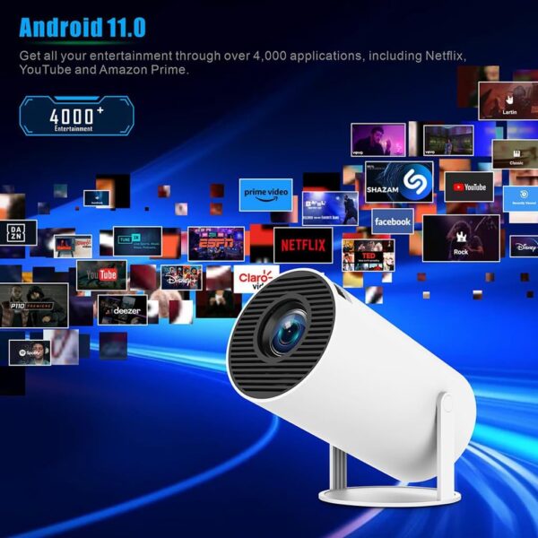 61j5z8ld10L._AC_SL1020_ HY300 Pro 720P Portable Projector, Android OS 11.0 WiFi 6 BT 5.0