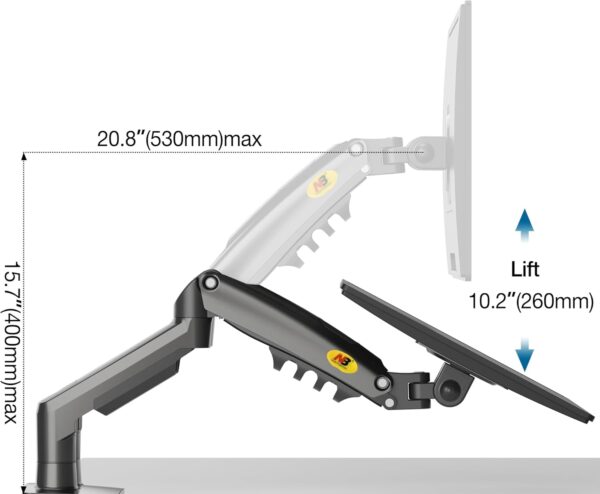 NB North Bayou Dual Monitor Mount
