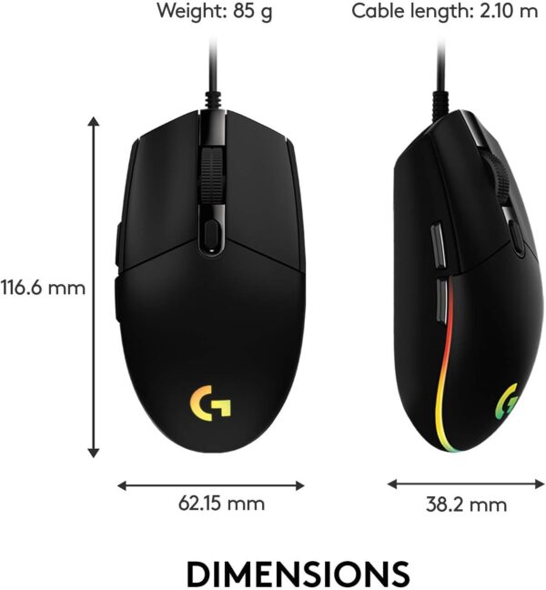 61kbPwx+9jL._AC_SL1500_ Logitech G102 Light Sync Gaming Mouse