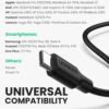 61ktDMU32RL._AC_SL1300_ UGREEN TYPE-C to SATA 3.0 Converter Round Cable For 2.5-inch Hard Drives