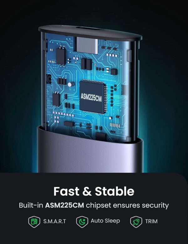 71+7XSfq8TS._SL1500_ UGREEN 10Gbps M.2 NVMe SSD Hard Drive Enclosure Type-C