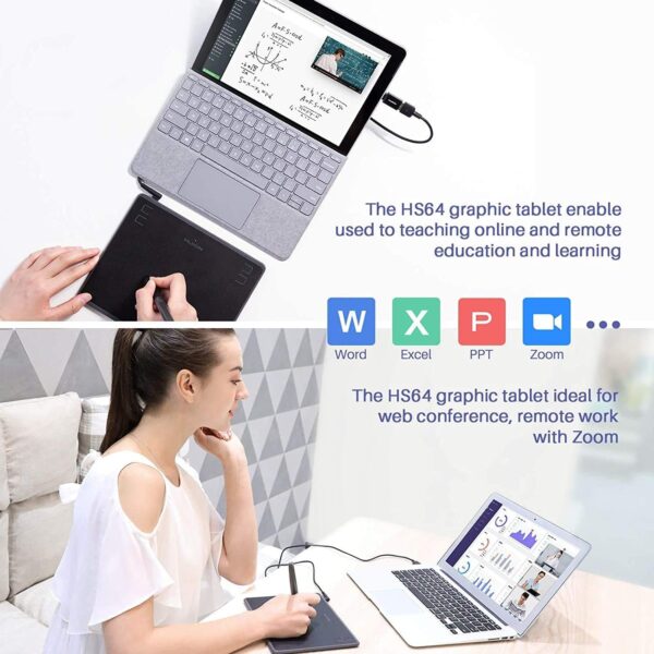 HUION - HS64 Graphics Drawing Tablet