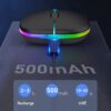 71SDioRa8BL._AC_SL1500_ ANYOUI Wireless Bluetooth Mouse, LED Slim Dual Mode