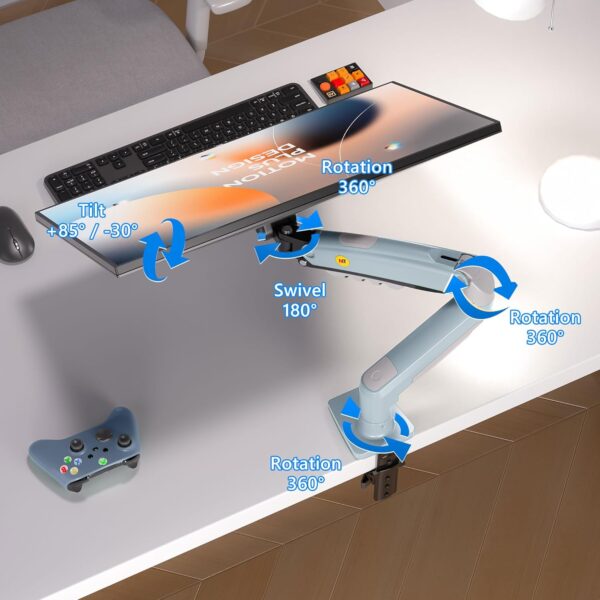 NB Ergonomic Monitor Mount for 17 to 30 Inch Computer Screens