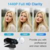 RAPOO C280 WEBCAM 2K HD USB2.0 MIC ROTATABLE CAMERA