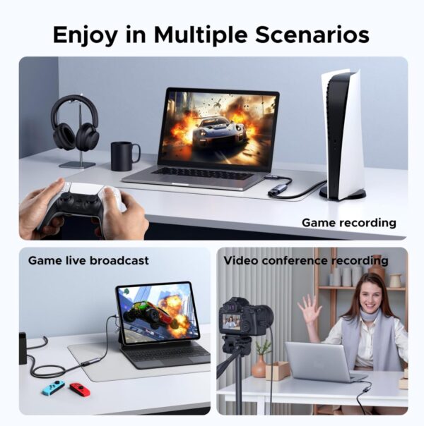 71vDaCaTMnL._AC_SL1500_ UGREEN USB High-Definition Video Capture Card (No Loop Out)