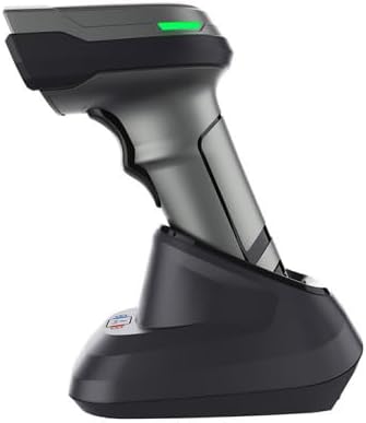 XB-D66T Wireless 2D Barcode Scanner Support Bluetooth & 2.4G & USB Connection with Display and Touch Charging Station