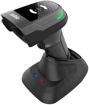 XB-D66T Wireless 2D Barcode Scanner Support Bluetooth & 2.4G & USB Connection with Display and Touch Charging Station