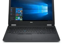 Dell Latitude E5570- i7-6820HQ- 8GB Ram DDR4- 256GB SSD M.2- AMD Radeon R7 M360 2GB