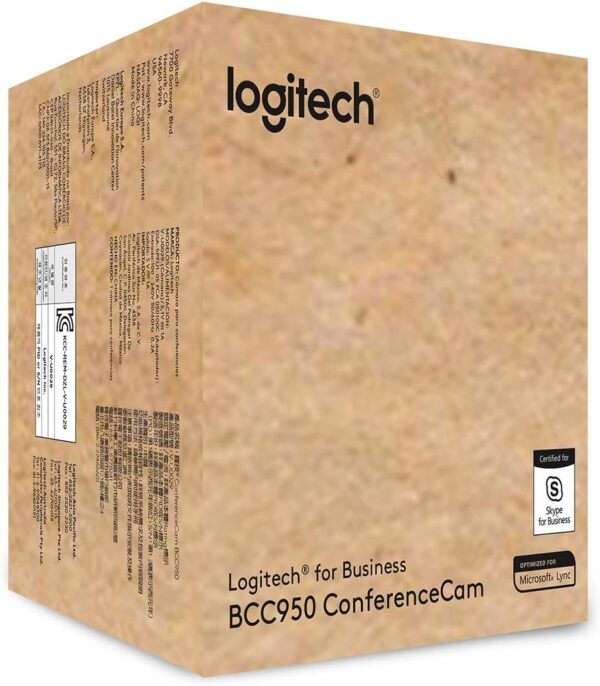 Logitech BCC950 Webcam 1080p, H.264, Black, Stand